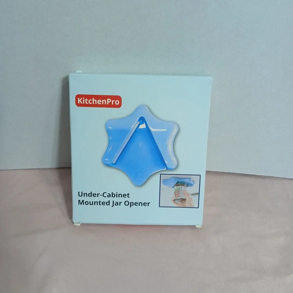 Under Cabinet Mounted Jar Opener Loosen Jar Lids With One Hand Fast & Easy